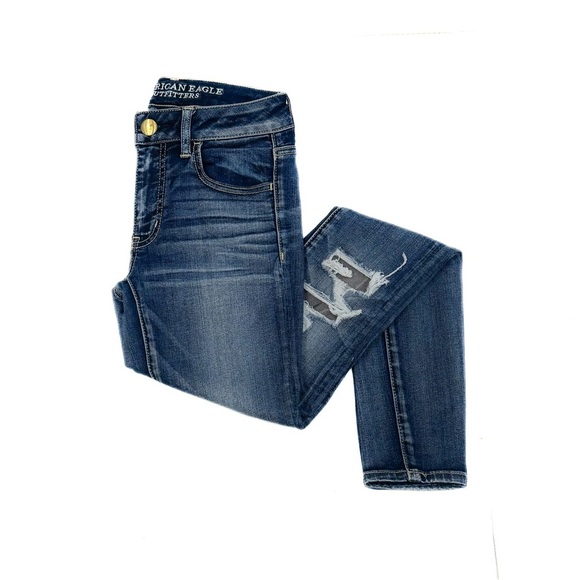 American eagle super stretch distressed jegging ❤️ - Picture 3 of 10